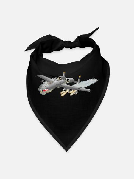 USAF A10 in the Attack AC Only X 300 - Bandana - black - Front