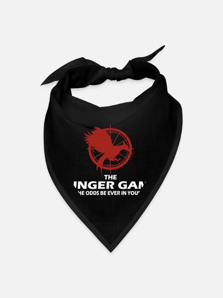 Hunger gamer - Bandana - black - Front