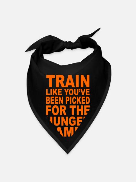 the hunger game quotes - Bandana - black - Front
