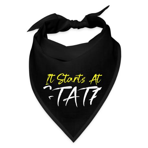 It Starts At STATE! -Yellow & White Script - Bandana