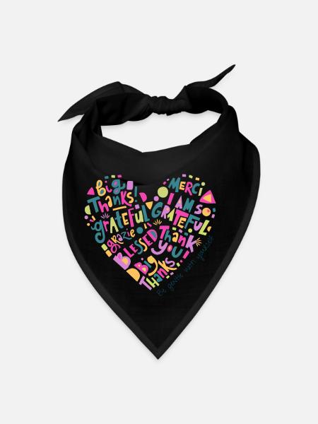 THANK YOU - Bandana - black