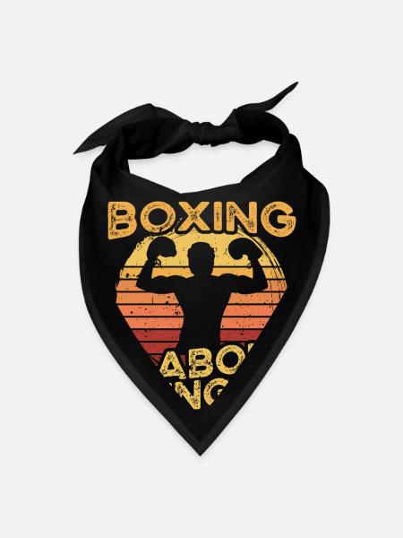 Boxing Is About Hunger I Boxer Gloves I Boxer - Bandana - black - Front