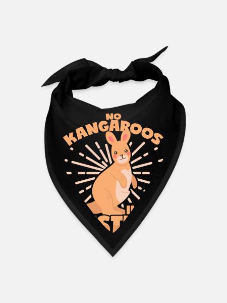 No Kangaroos In Austria - Bandana - black - Front