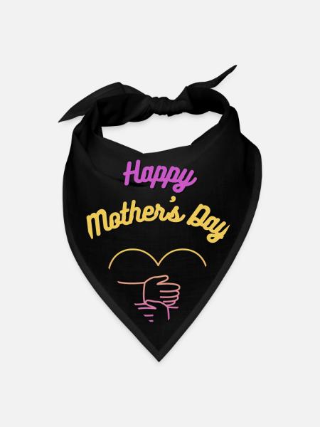 Mothers Day Hug - Bandana - black