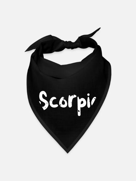 Scorpio - Astrology - Bandana - black - Front