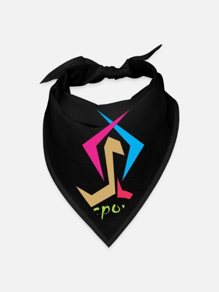 sports | Saki sports | beautiful | good design - Bandana - black - Front