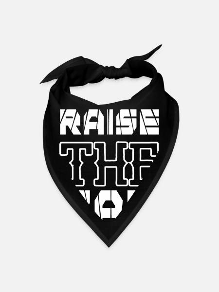 Raise The Bar - Bandana - black - Front