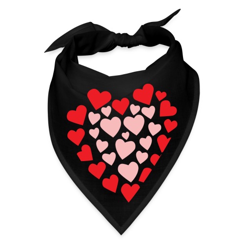 Hearts in a heart shape - Bandana