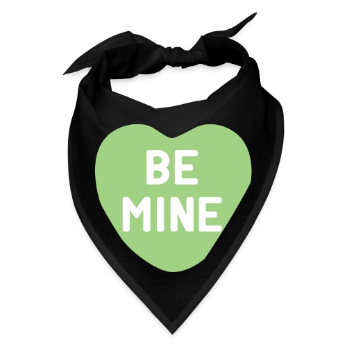 Be Mine Green Candy Heart - Bandana