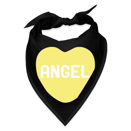 Angel Yellow Candy Heart - Bandana