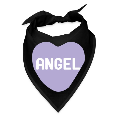 Angel Purple Candy Heart - Bandana