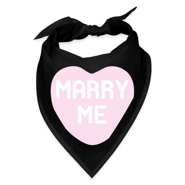 Marry Me Pink Candy Heart