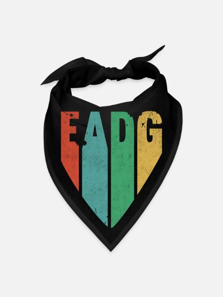 Bass Guitar Eadg Design For A Bass Player - Bandana - black - Front