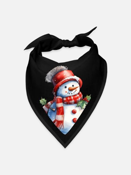 Winter Wonderland - New Year T-Shirt Design - Bandana - black