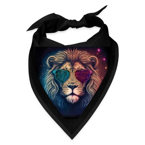 Jesus Lion of Judah wearing love glasses - Bandana