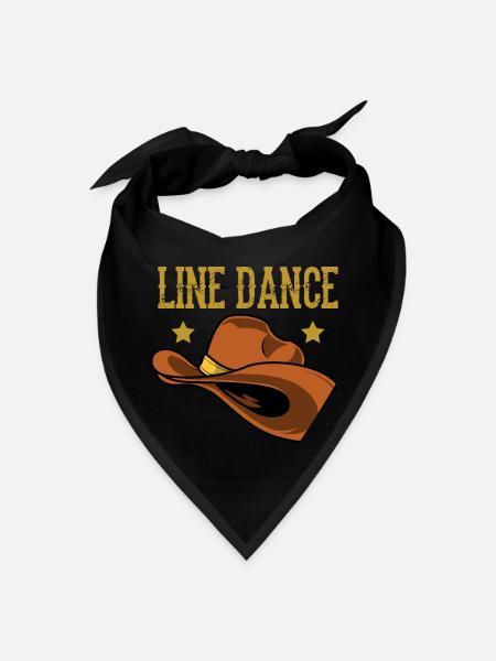 Line Dancing Dance - Bandana - black