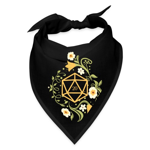 Polyhedral D20 Dice of the Druid - Bandana