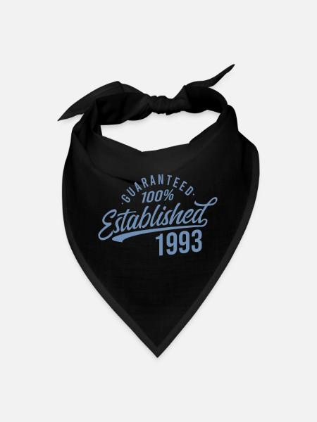 Guaranteed Established and Released in 1993 - Bandana - black - Front