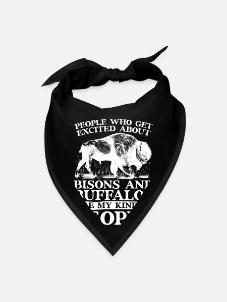 Bison American Bison - Bandana - black - Front