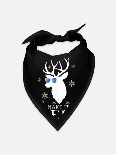 Make It Rein - Bandana - black - Front