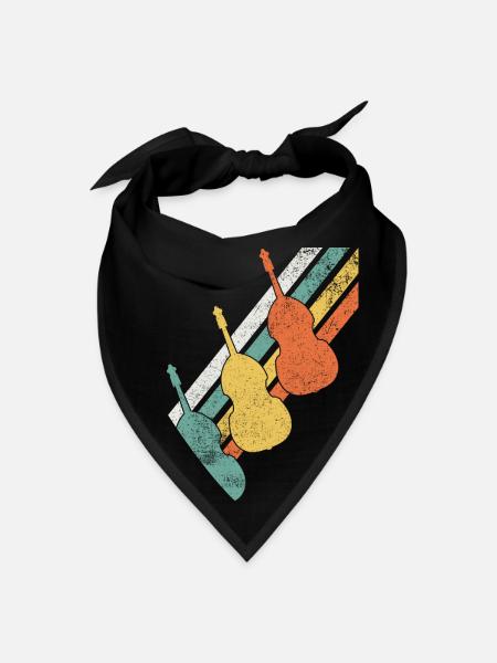 Double Bass Bassist Double Bass Player - Bandana - black - Front