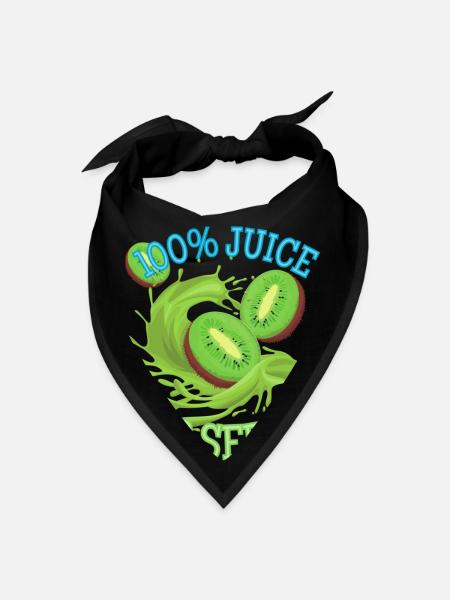 100 juice no seeds Classic - Bandana - black - Front