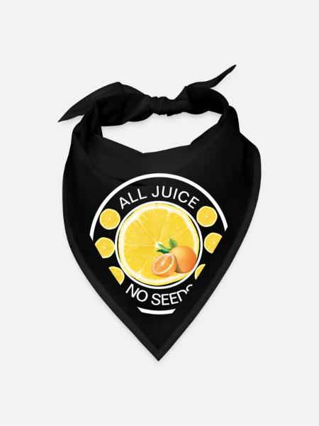 All Juice No Seeds Cap - Bandana - black - Front