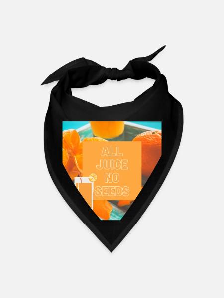 ALL JUICE NO SEEDS - Bandana - black