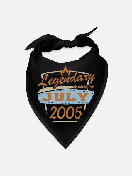 Légendaire depuis juillet 2005 - Bandana - noir - Devant
