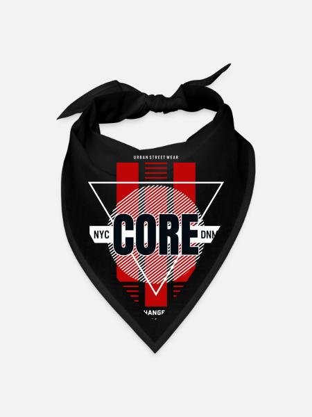 Core denim - Bandana - black - Front