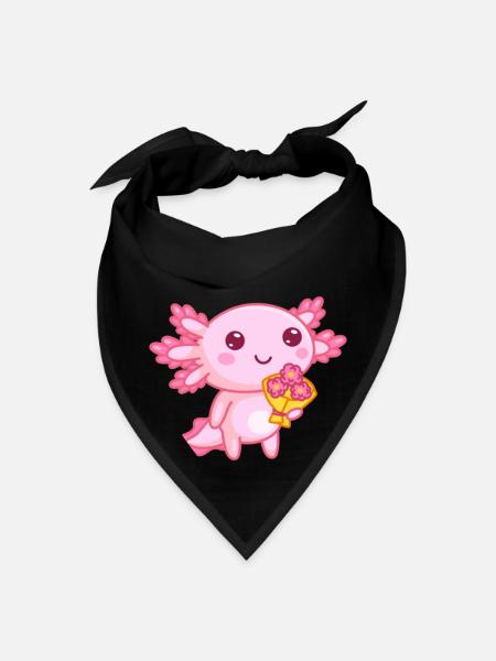 Tiny Axolot - Bandana - black