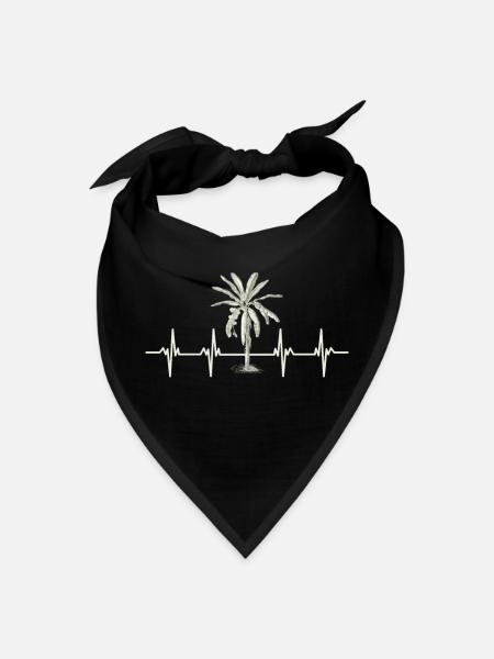 Apple trees apple heartbeat - Bandana - black - Front