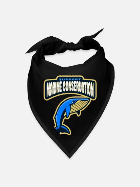 Marine Conservation - Bandana - black - Front