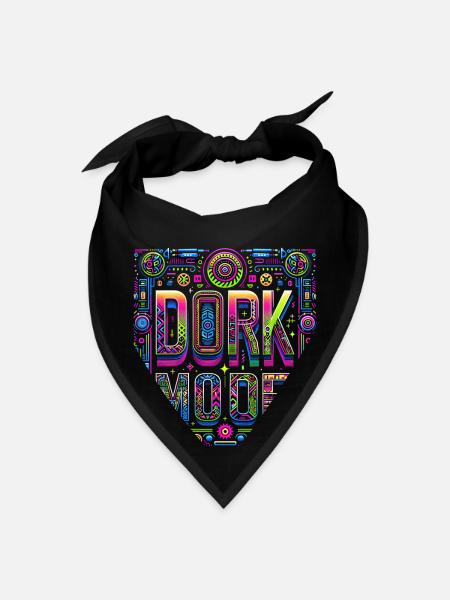 Dork Mode 10 - Bandana - black - Front