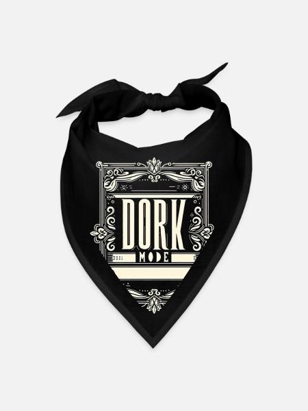 Dork Mode 15 - Bandana - black - Front