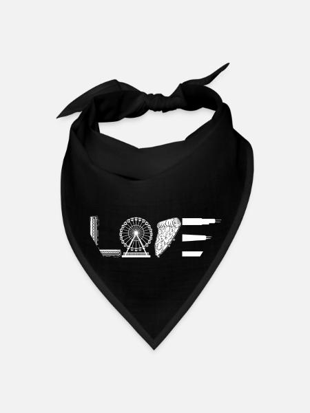 Love Carnival Festival - Bandana - black - Front