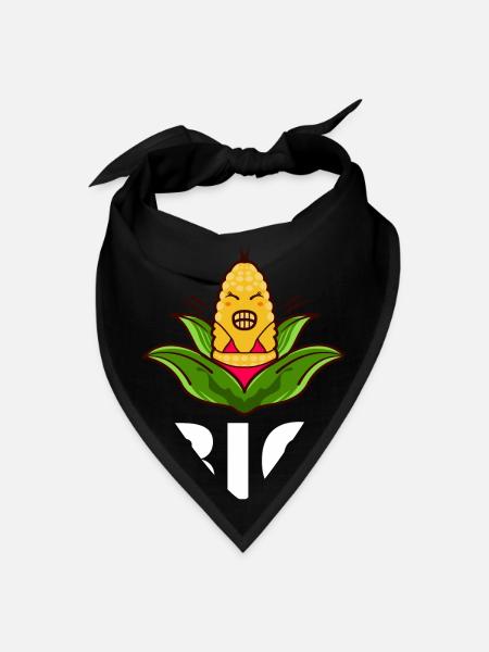 FARMER GIFT IDEAS : BIO - Bandana - black - Front