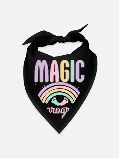 Magic In Progress - Bandana - black - Front