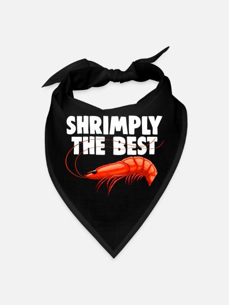 Shrimply The Best - Bandana - black