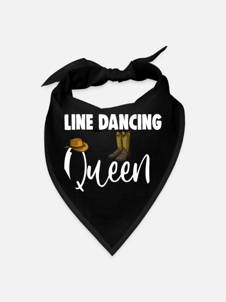 Line Dancing Queen - Bandana - black