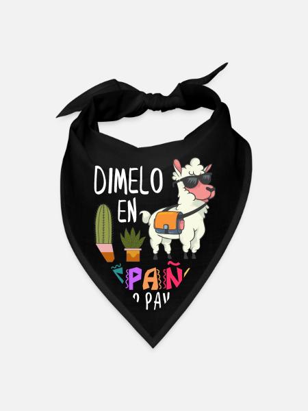 spanish teacher , teaching spanish - Bandana - black