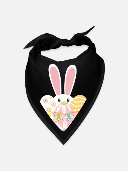Happy Easter girl - Bandana - black