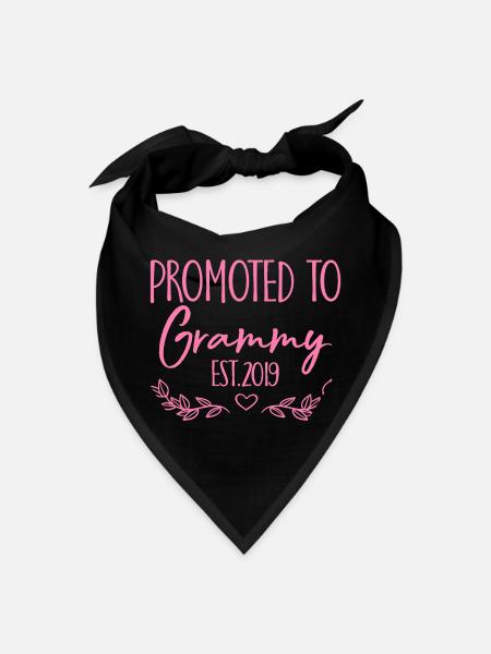 Promoted to Grammy Established 2019 present - Bandana - black - Front