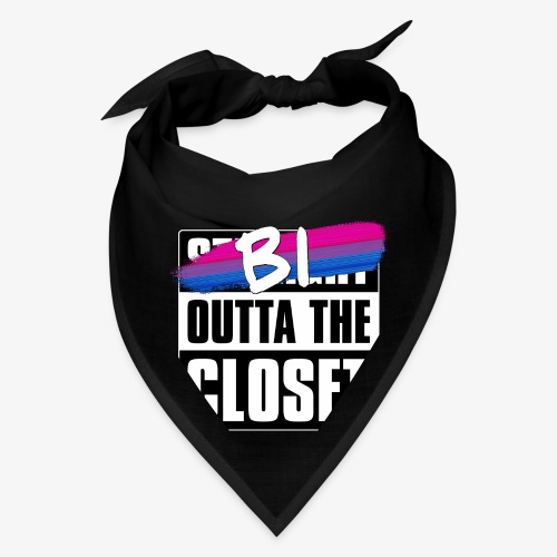 Bi Outta the Closet - Bisexual Pride - Bandana