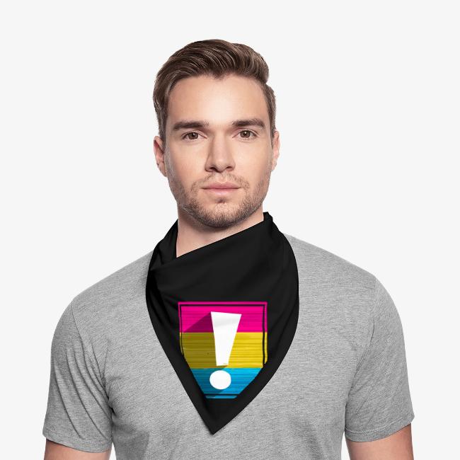 Pansexual Pride Flag Exclamation Point Shadow