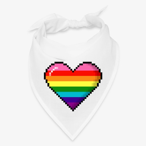 Gilbert Baker Original LGBTQ Gay Rainbow Pride 8- - Bandana