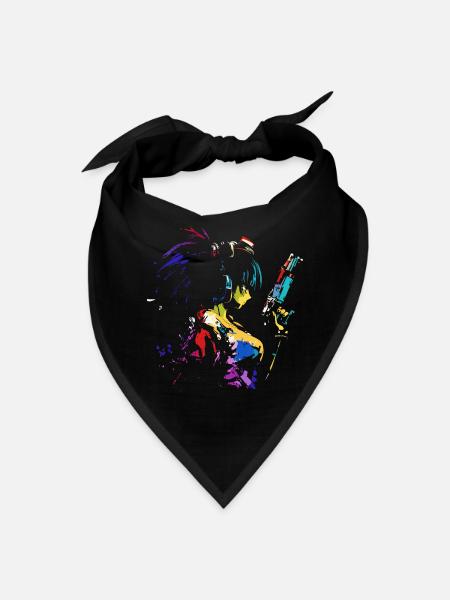 Anime Girl - Bandana - black