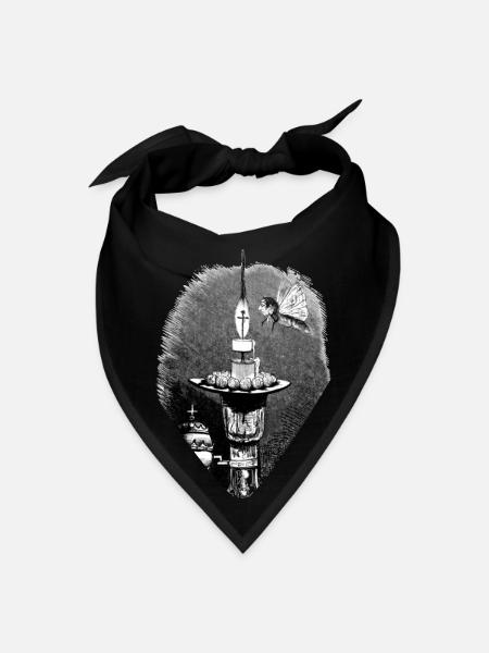 Puseyite Butterfly And Roman Candle - Human Butter - Bandana - black - Front