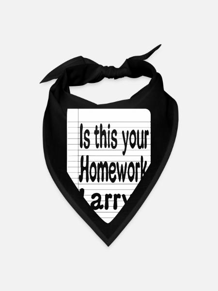 Is This Your Homework Larry The Big Lebowski - Bandana - black - Front