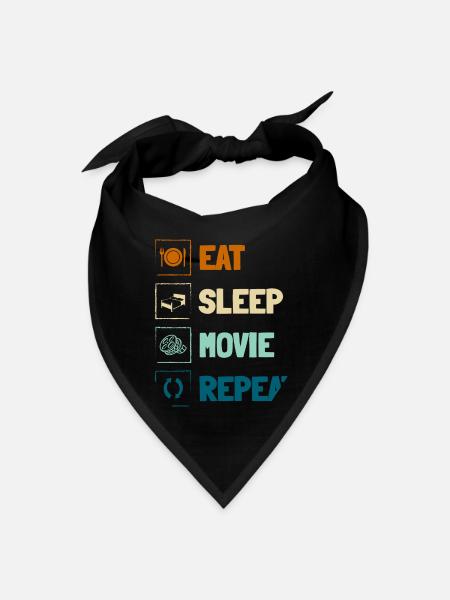 Cinema Screen Staff Movie Fan - Bandana - black - Front
